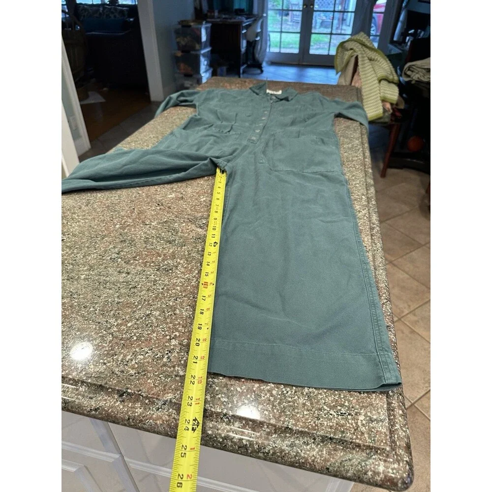 The‎ Great Olive  Vintage Style Cover Alls Jumpsuit Size 1  olive  belt